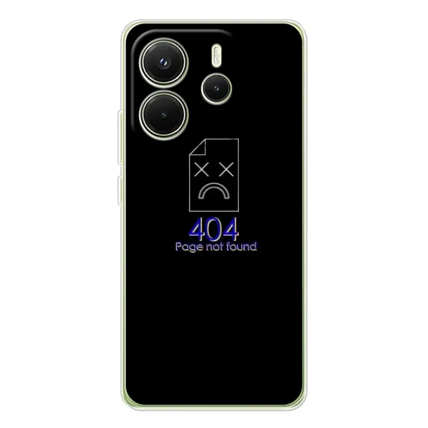 Чехол с рисунком «Ошибка 404» для Xiaomi Redmi Note 14 4G (EU) Чехол с рисунком «Ошибка 404» для Xiaomi Redmi Note 14 4G (EU)