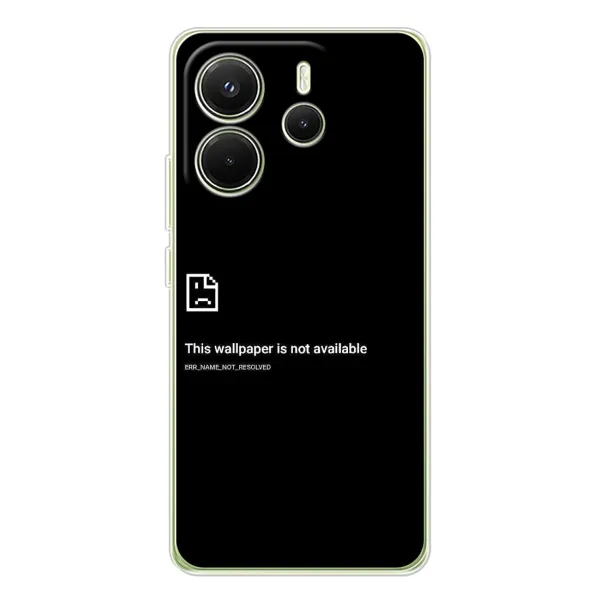 Чехол с рисунком «Ошибка» для Xiaomi Redmi Note 14 4G (EU) Чехол с рисунком «Ошибка» для Xiaomi Redmi Note 14 4G (EU)