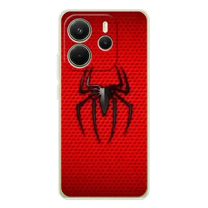 Чехол Супергерой Человека Паука на Xiaomi Redmi Note 14 4G (Паук марвел)