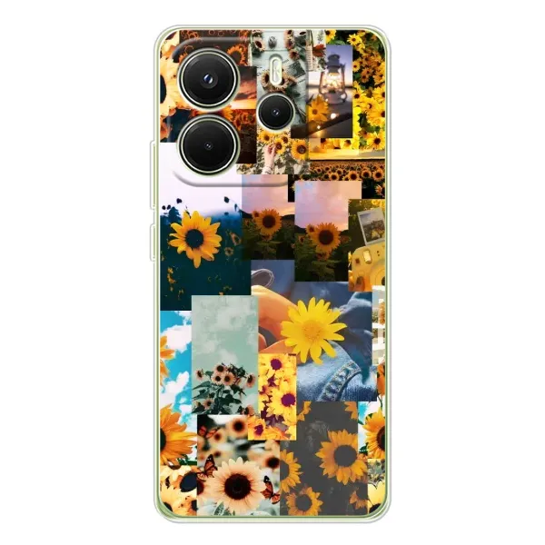Чехол с рисунком «Подсолнуховый дизайн» для Xiaomi Redmi Note 14 4G (EU) Чехол с рисунком «Подсолнуховый дизайн» для Xiaomi Redmi Note 14 4G (EU)
