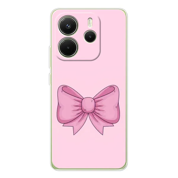 Чехол с рисунком «Розовый бантик» для Xiaomi Redmi Note 14 4G (EU) Чехол с рисунком «Розовый бантик» для Xiaomi Redmi Note 14 4G (EU)