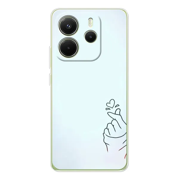 Чехол с рисунком «Сердце на голубом» для Xiaomi Redmi Note 14 4G (EU) Чехол с рисунком «Сердце на голубом» для Xiaomi Redmi Note 14 4G (EU)