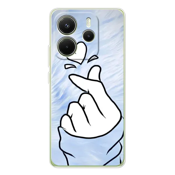 Чехол с рисунком «Сердечка знак» для Xiaomi Redmi Note 14 4G (EU) Чехол с рисунком «Сердечка знак» для Xiaomi Redmi Note 14 4G (EU)