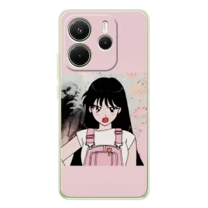 Чехол с персонажами АНИМЕ на Xiaomi Redmi Note 14 4G (Сейлор Марс)