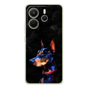 Бампер для Xiaomi Redmi Note 14 4G с картинкой "Песики" (Собака Мопс)