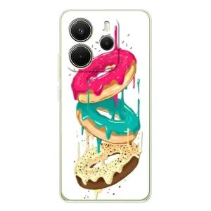 Чохол з зображенням смачної їжі для Xiaomi Redmi Note 14 4G (Соковиті пончики)