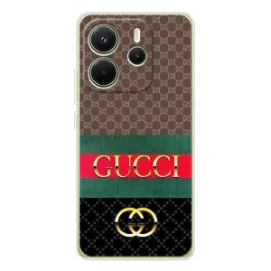 Чохли бренд ГУЧЧІ для Xiaomi Redmi Note 14 4G (Стиль GUCCI)
