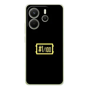 Чехол (TPU) с картинкой "Лого Пабг" на Редми Нот 14 4G (ТОП 1)