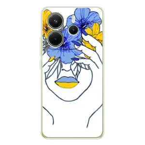 Чехол на Xiaomi Redmi Note 14 4G Украинский дизайн (Украинка на всю голову)