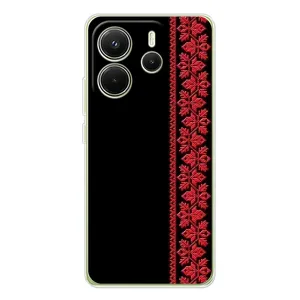 Силиконовый Чехол на Xiaomi Redmi Note 14 4G с картинкой Вышиванки