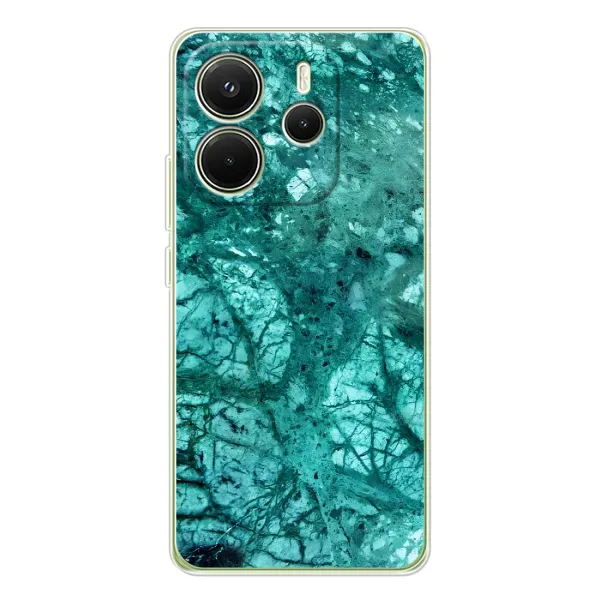 Чехол с рисунком «Зеленый мрамор» для Xiaomi Redmi Note 14 4G (EU) Чехол с рисунком «Зеленый мрамор» для Xiaomi Redmi Note 14 4G (EU)