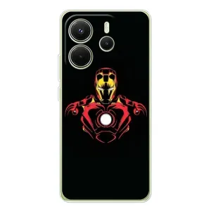 Чехол Супергерой Железный человек на Xiaomi Redmi Note 14 4G (Железный человек)