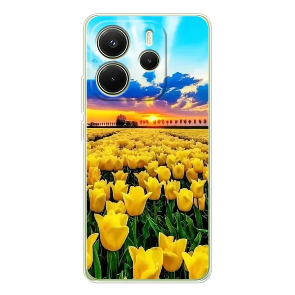 Чехол с рисунком «Желтые тюльпаны» для Xiaomi Redmi Note 14 4G (EU) Чехол с рисунком «Желтые тюльпаны» для Xiaomi Redmi Note 14 4G (EU)