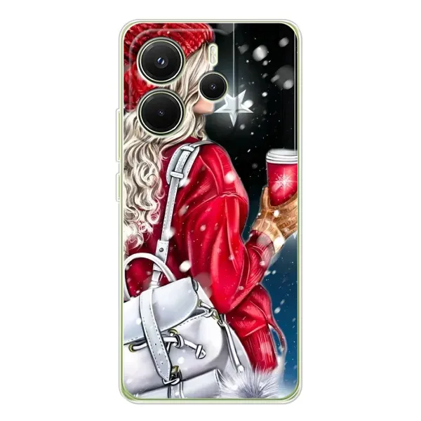 Чехол с рисунком «Зима пришла» для Xiaomi Redmi Note 14 4G (EU)
