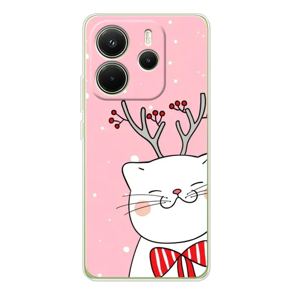 Чехол с рисунком «Зимний кот» для Xiaomi Redmi Note 14 4G (EU) Чехол с рисунком «Зимний кот» для Xiaomi Redmi Note 14 4G (EU)