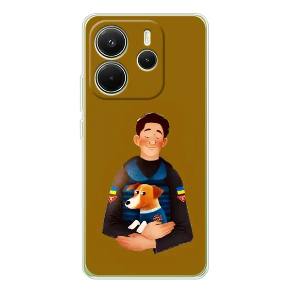 Чехол с рисунком «ЗСУ Патрон» для Xiaomi Redmi Note 14 4G (EU)