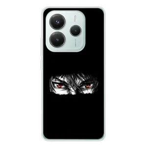 Силіконові чохлі з очіма Anime для Redmi Note 14 5G (Аніме очі)