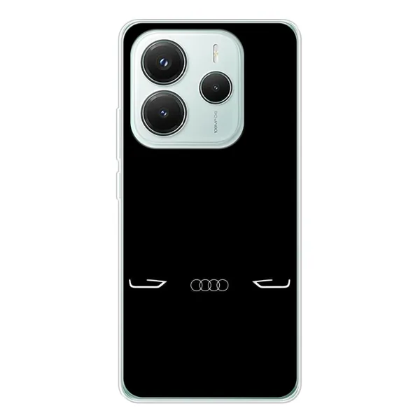 Чехол с рисунком «Силует Audi» для Xiaomi Redmi Note 14 5G Чехол с рисунком «Силует Audi» для Xiaomi Redmi Note 14 5G