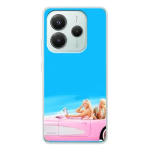 Силіконовый Чохол Барбі фільм на Xiaomi Redmi Note 14 5G (Барбі і Кен)
