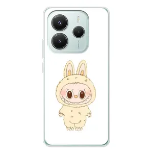 Чохол з принтом Лабубу для Xiaomi Redmi Note 14 5G (Бежевий Лабубу)