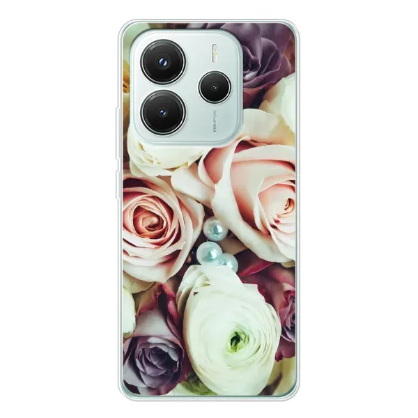 Чехол с рисунком «Букет РОЗ» для Xiaomi Redmi Note 14 5G Чехол с рисунком «Букет РОЗ» для Xiaomi Redmi Note 14 5G
