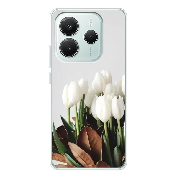 Чехол с рисунком «Букет тюльпанов» для Xiaomi Redmi Note 14 5G Чехол с рисунком «Букет тюльпанов» для Xiaomi Redmi Note 14 5G