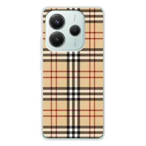 Чехол с рисунком «Burberry стиль» для Xiaomi Redmi Note 14 5G
