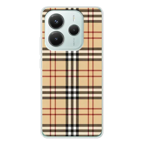 Чехол с рисунком «Burberry стиль» для Xiaomi Redmi Note 14 5G Чехол с рисунком «Burberry стиль» для Xiaomi Redmi Note 14 5G