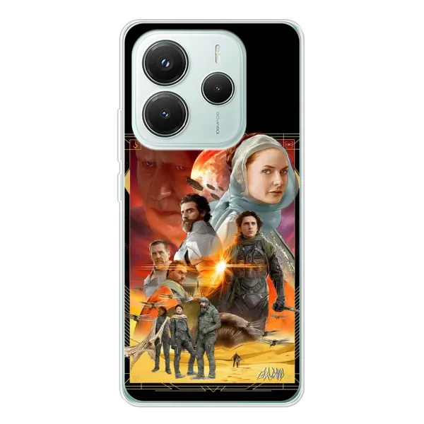 Чехол с рисунком «Д Ю Н А» для Xiaomi Redmi Note 14 5G