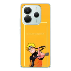 Чохли з принтом НАРУТО на Xiaomi Redmi Note 14 5G (Даттебайо)