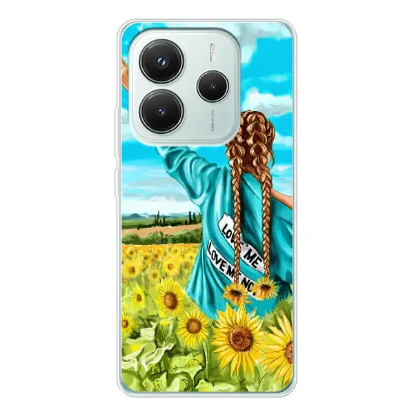 Чехол с рисунком «Девушка на поле» для Xiaomi Redmi Note 14 5G Чехол с рисунком «Девушка на поле» для Xiaomi Redmi Note 14 5G