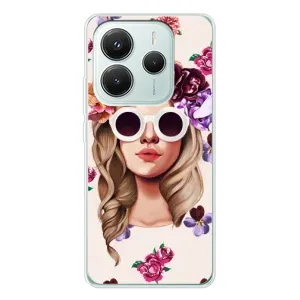 Чохол з картинкою Модні Дівчата Xiaomi Redmi Note 14 5G (Дівчина в окулярах)