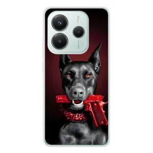 Чохол ДОБЕРМАН для Xiaomi Redmi Note 14 5G (Доберман злий)