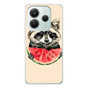 Силіконовий Чохол з Энотами на Xiaomi Redmi Note 14 5G (Єнот)