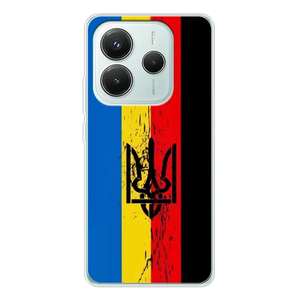 Чехол с рисунком «Флаг УПА» для Xiaomi Redmi Note 14 5G Чехол с рисунком «Флаг УПА» для Xiaomi Redmi Note 14 5G