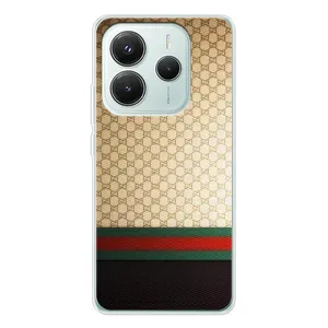 Чехлы Бренд GUCCI для Xiaomi Redmi Note 14 5G (Фон Гуччи)