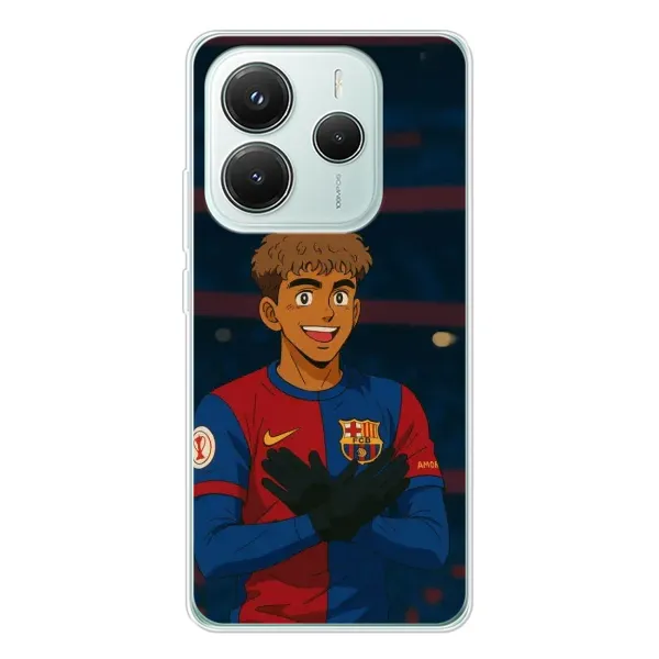 Чехол с рисунком «Футболист Ямаль» для Xiaomi Redmi Note 14 5G Чехол с рисунком «Футболист Ямаль» для Xiaomi Redmi Note 14 5G