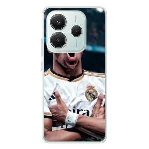 Чехол (TPU) с Футболистом на Xiaomi Redmi Note 14 5G (Гол Мбаппе)
