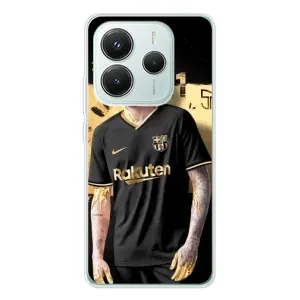 Силиконовый Чехол Xiaomi Redmi Note 14 5G (Gold Neymar)