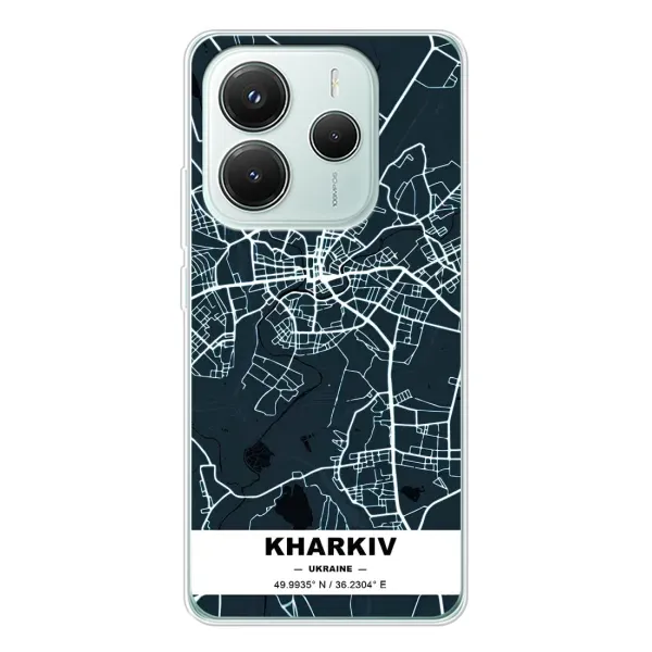 Чехол с рисунком «Харьков» для Xiaomi Redmi Note 14 5G Чехол с рисунком «Харьков» для Xiaomi Redmi Note 14 5G