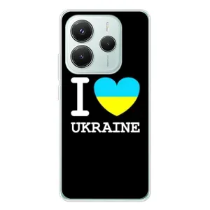 Чехол с Украинской символикой на Редми Нот 14 5G (I Love Ukraine)