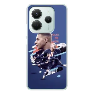 Чехол (TPU) с Футболистом на Xiaomi Redmi Note 14 5G (Килиан)