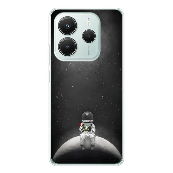 Чохол з малюнком «Космонавт романтик» для Xiaomi Redmi Note 14 5G Чохол з малюнком «Космонавт романтик» для Xiaomi Redmi Note 14 5G