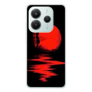 Літній Чохол на Xiaomi Redmi Note 14 5G (Червоний Захід сонця)