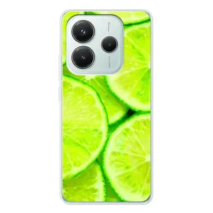 Чохол з зображенням смачної їжі для Xiaomi Redmi Note 14 5G (Лайм)