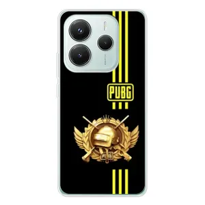 Чехол (TPU) с картинкой "Лого Пабг" на Редми Нот 14 5G (Лого PUPG)