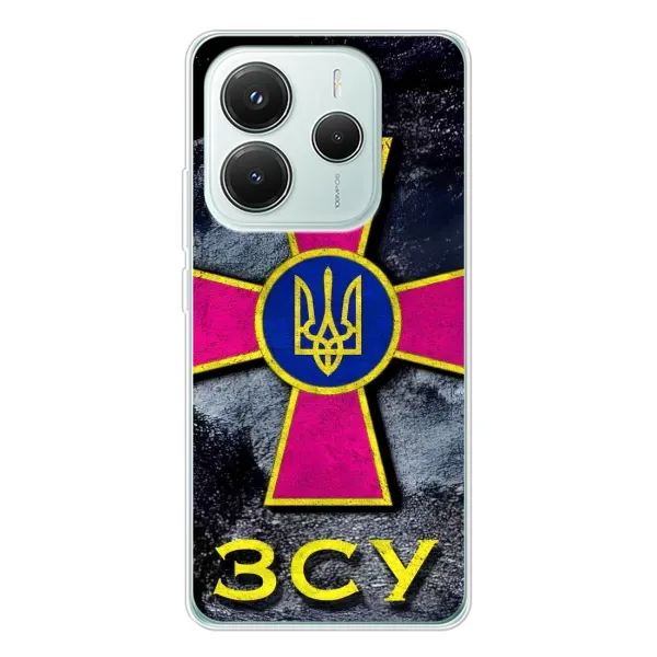 Чехол с рисунком «Лого ЗСУ» для Xiaomi Redmi Note 14 5G Чехол с рисунком «Лого ЗСУ» для Xiaomi Redmi Note 14 5G