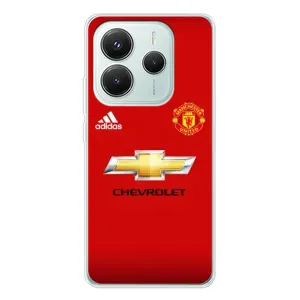 Силіконові Чохли з принтом Футбол на Xiaomi Redmi Note 14 5G (Man United)