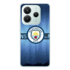Силіконові Чохли з принтом Футбол на Xiaomi Redmi Note 14 5G (ManCity)
