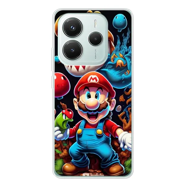 Чехол с рисунком «Марио» для Xiaomi Redmi Note 14 5G Чехол с рисунком «Марио» для Xiaomi Redmi Note 14 5G